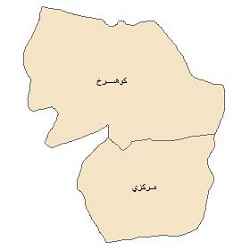 
	نقشه ی بخش های شهرستان کاشمر
