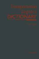Transportation-Logistics Dictionary