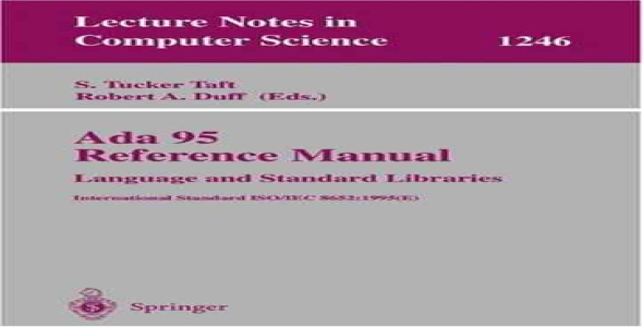 Ada 95 Reference Manual: Language and Standard Libraries