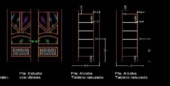 فایل اتوکد جزئیات طراحی و ترسیم درب