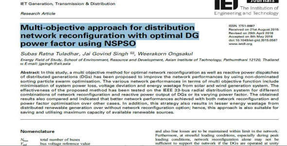 
	شبیه سازی آماده مقاله 2016 برق با متلب، پیکر بندی شبکه توزیع با ضریب توان بهینه DG با الگوریتم pso
