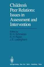 Children’s Peer Relations: Issues in Assessment and Intervention