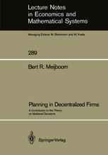 Planning in Decentralized Firms: A Contribution to the Theory on Multilevel Decisions