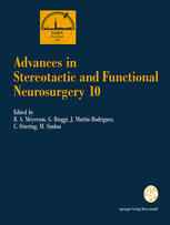 Advances in Stereotactic and Functional Neurosurgery 10: Proceedings of the 10th Meeting of the European Society for Stereotactic and Functional Neuro