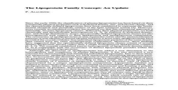Lipoprotein Subfractions Omega-3 Fatty Acids