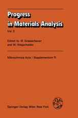Progress in Materials Analysis: Vol. 2