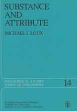 Substance and Attribute: A Study in Ontology