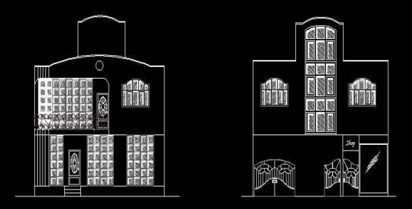 
	پلان آماده اتوکد-پلان ساختمان یک طبقه
