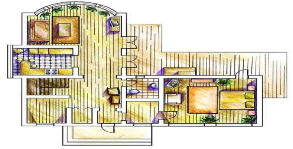 مجموعه تصاویر پلان ساختمانهای مختلف