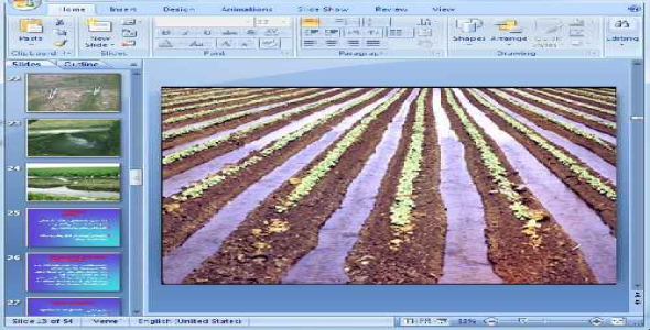 دانلود پاورپوینت روشهای آبیاری - 54 اسلاید