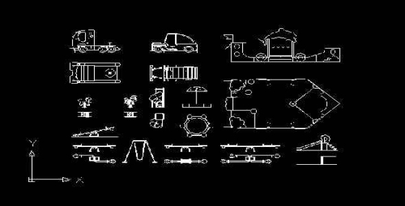 فایل اتوکد آبجکت اسباب بازی های زمین بازی کودکان