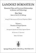 Nonaqueous Systems and Ternary Aqueous Systems