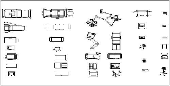 فایل اتوکد طراحی مبلمان و تجهیزات بیمارستان و کلینیک