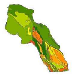 
	نقشه ی زمین شناسی شهرستان دشتستان
