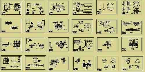 پروژه درس ساختمان 2 (نقشه و دیتایل های اتوکدی ساختمان مسکونی)