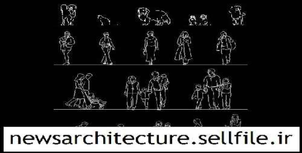  بلوک اتوکد انسان 