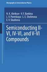 Semiconducting II–VI, IV–VI, and V–VI Compounds