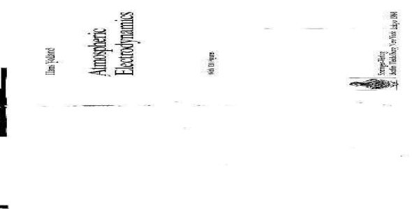 Atmospheric Electrodynamics