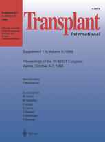 Transplant International : Proceedings of the 7th Congress of the European Society for Organ Transplantation Vienna, October 3–7, 1995