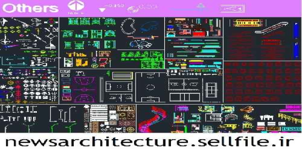 بلوک اتوکد ترکیبی 2