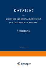 Katalog: Nachtrag (1907–13)