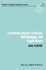 Economic Impact Analysis: Methodology and Applications