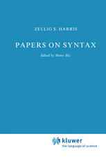 Papers on Syntax