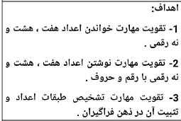 
	طرح درس ریاضی موضوع عدد نویسی پایه چهارم
