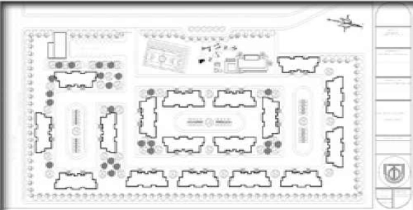 پلان و نقشه های کامل شهرک مسکونی