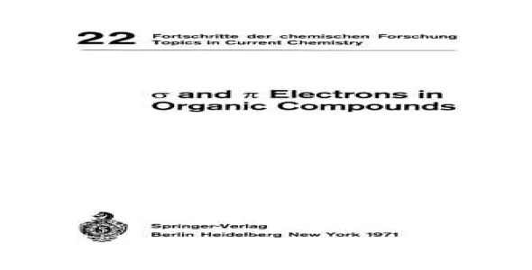 Sigma and Pi Electrons in Organic Compounds