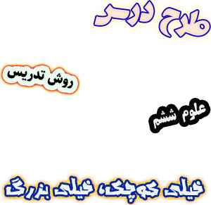 طرح درس و روش تدریس علوم ششم، درس10 : خیلی کوچک، خیلی بزرگ