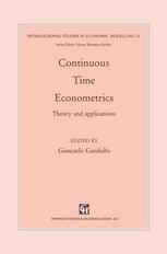 Continuous-Time Econometrics: Theory and applications