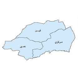 
	نقشه ی بخش های شهرستان بندرعباس
