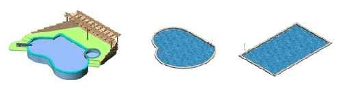 فایل اتوکد سه بعدی استخر