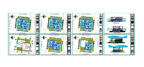 فایل اتوکد طراحی پارکینگ خودرو همراه با پلان های دقیق، مقطع و نما