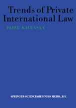 Trends of Private International Law