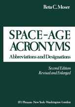 Space-Age Acronyms: Abbreviations and Designations