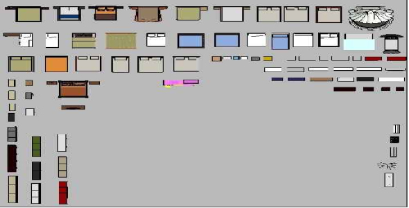 مجموعه مبلمانهای 3 بعدی  رویت اتاق خواب 