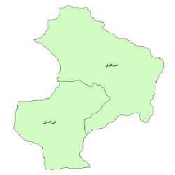 
	نقشه ی بخش های شهرستان تفرش
