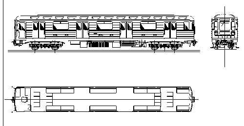 فایل اتوکد آبجکت واگن مترو