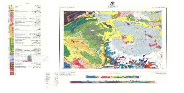 دانلود نقشه و گزارش زمین شناسی 250.000 سنندج 