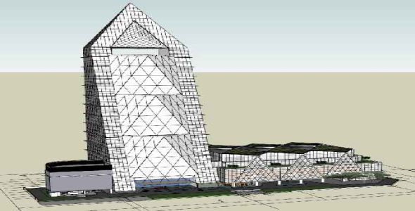 پروژه تجاری شماره 3 شامل فرم 3 بعدی اسکتچ آپ