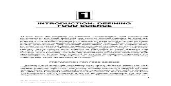 Food Science