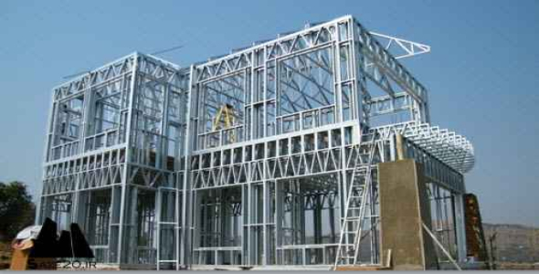 پاورپوینت سازه‌های قاب فلزی سبک