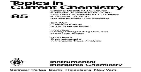 Instrumental Inorganic Chemistry