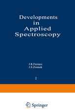 Developments in Applied Spectroscopy: Volume 2: Proceedings of the Thirteenth Annual Symposium on Spectroscopy, Held in Chicago, Illinois April 30–May