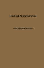 Real and Abstract Analysis: A modern treatment of the theory of functions of a real variable