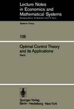 Optimal Control Theory and its Applications: Proceedings of the Fourteenth Biennial Seminar of the Canadian Mathematical Congress University of Wester