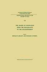 The Shapes of Knowledge from the Renaissance to the Enlightenment