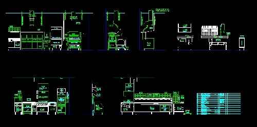 فایل اتوکد آبجکت انواع تجهیزات آشپزخانه صنعتی